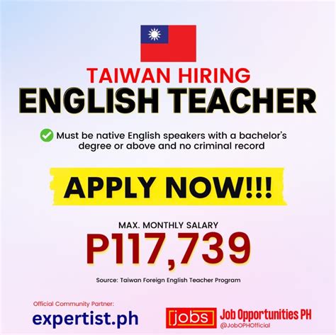taiwan teaching jobs.